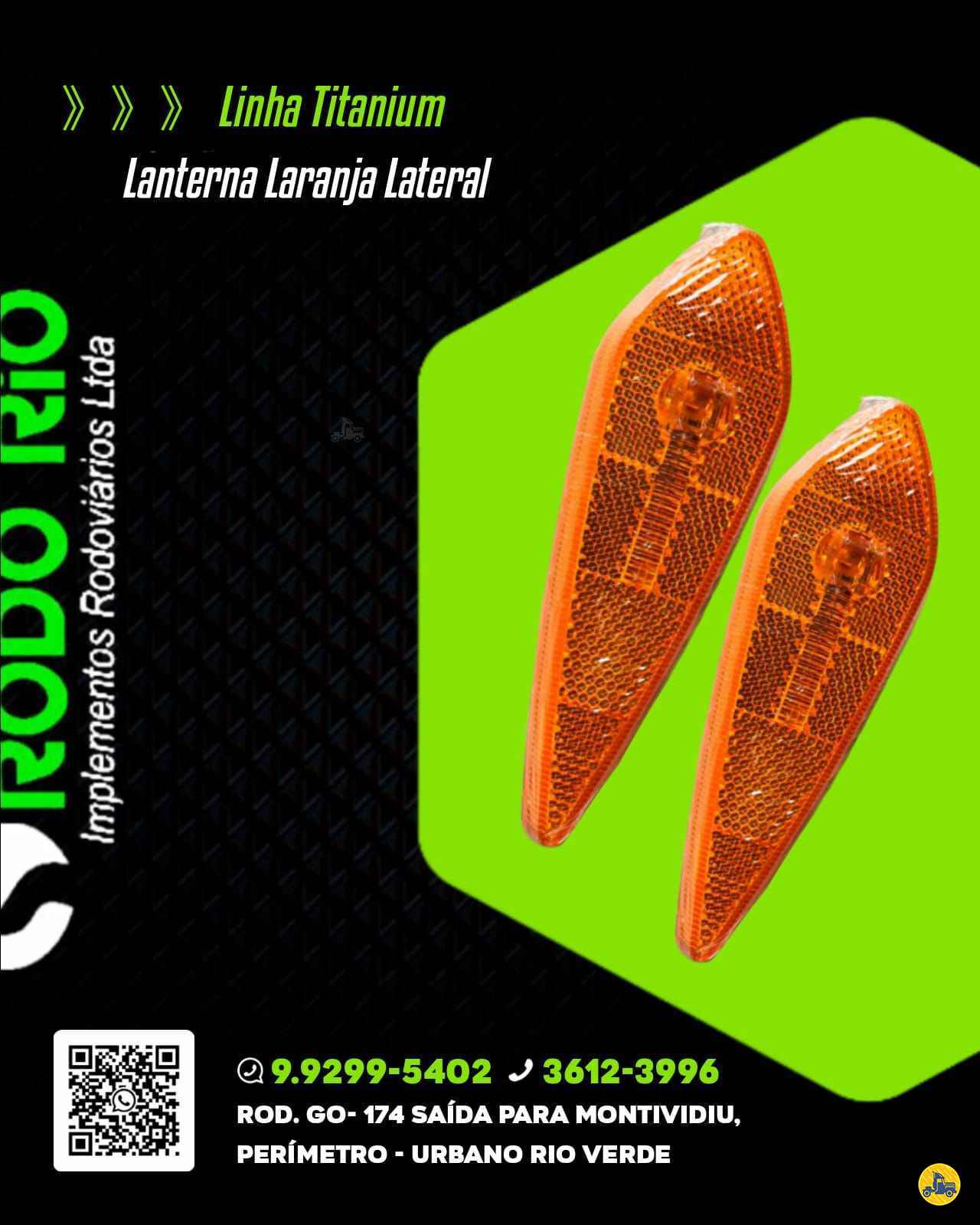 LANTERNA LATERAL LARANJA